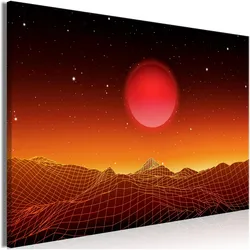Artgeist, Bilder, Futuristic landscape (1 Part) Wide (120 x 80 cm)