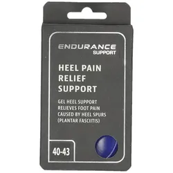 ENDURANCE Heel Pain Relief Support Einlegesohle 8899 - transparent 44-48