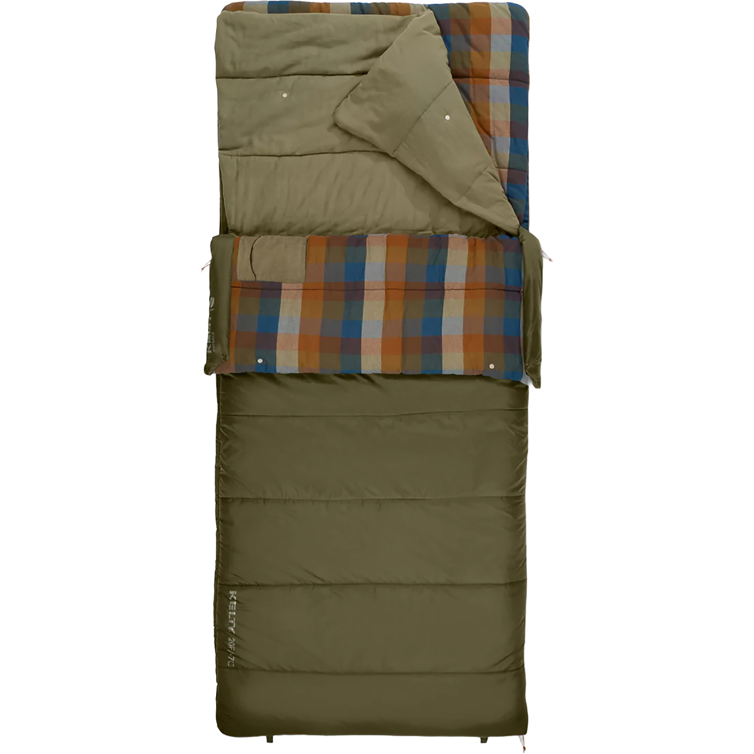 Kelty Wayback 20 Decke Reisedecken oliv Größe max. 198cm