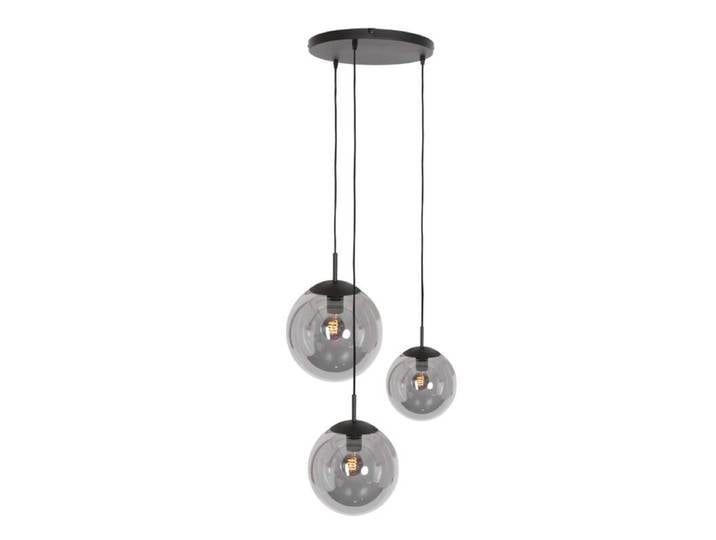 Liadomo Pendelleuchte Poliqua Rondell, aus Glas, Cluster, Esstis