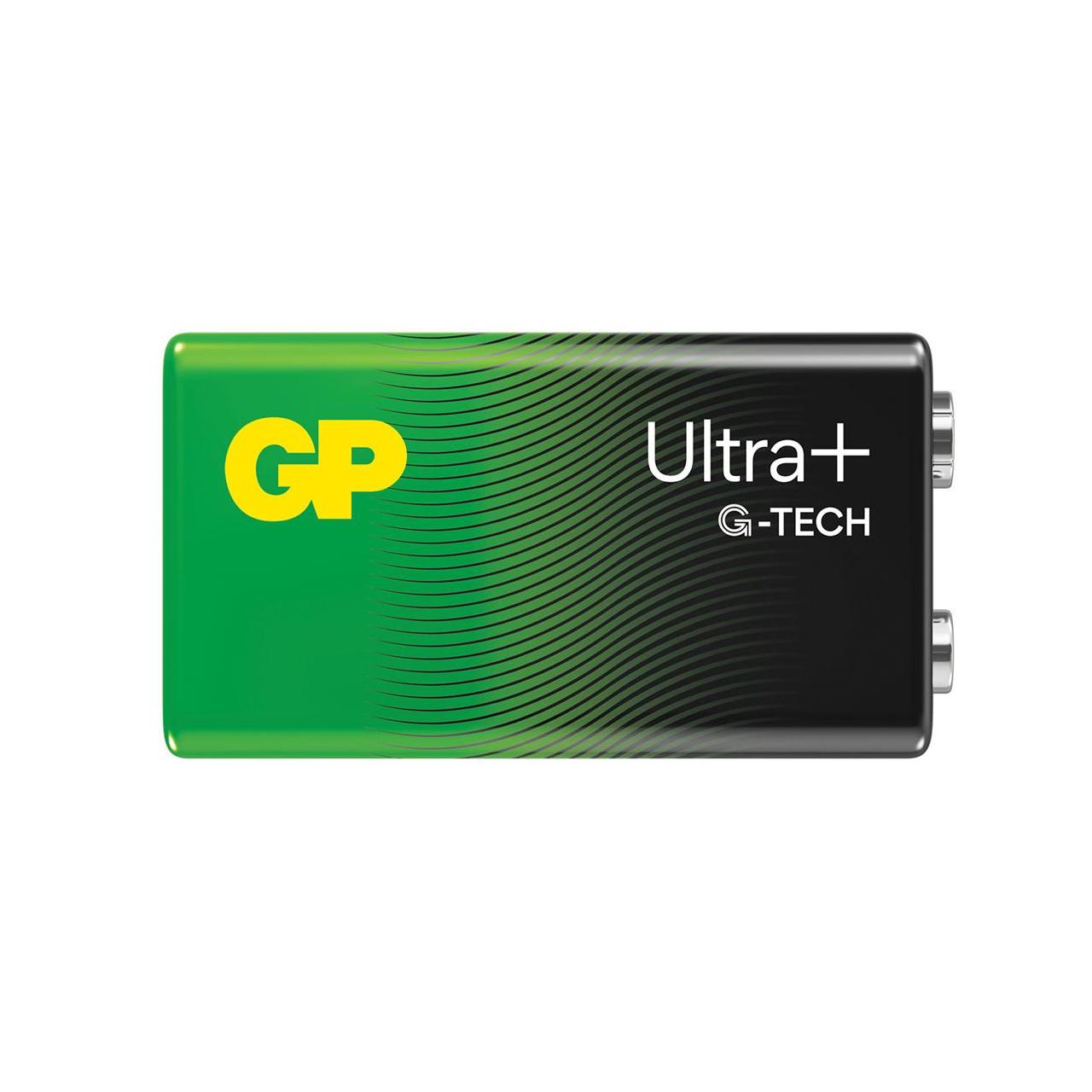 GP Batteries Ultra Plus Alkaline Batterie 9 V Block 1er Blister (1 Stk., 9V Block) (0301604AUPETA-B1)