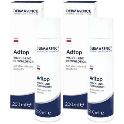 Dermasence Adtop Wasch- und Duschlotion 2x 2x200 ml Duschgel