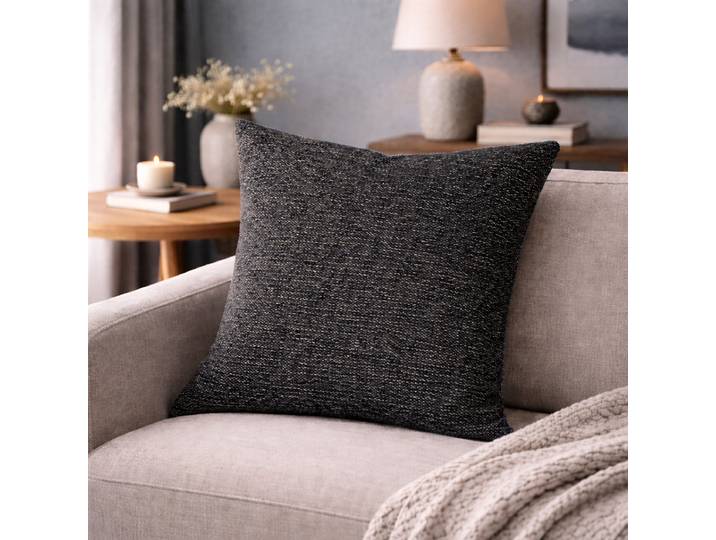 Housse de coussin Fjella Gris/Anthracite 50 x 50cm Polyester