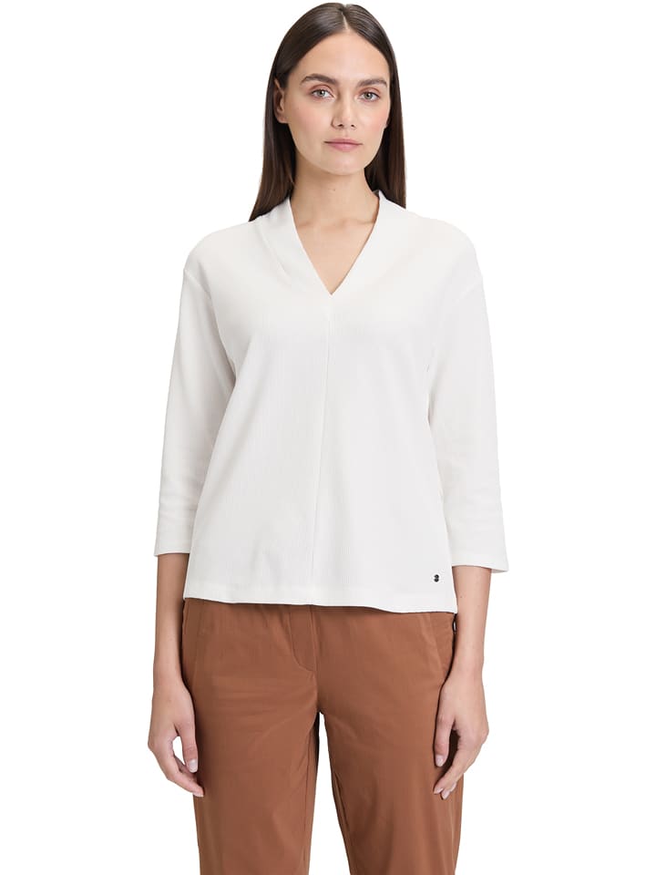 BETTY & CO Bluse in Weiß - M