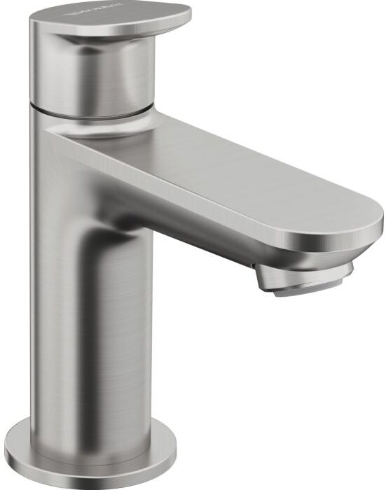 Duravit Wave Standventil WA1080002070 Ausladung 90mm, Edelstahl gebürstet