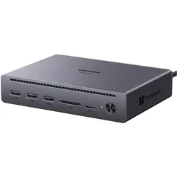 Ugreen Revodok Maxidok (Thunderbolt, 9 Ports), Dockingstation + USB Hub, Grau
