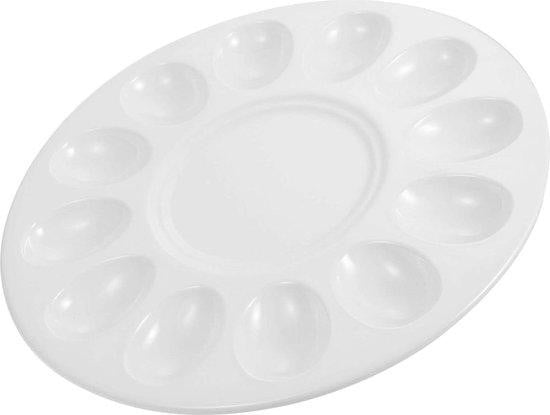 Famanu Keramische opbergkom voor grillaccessoires, eieren of pasta, wit