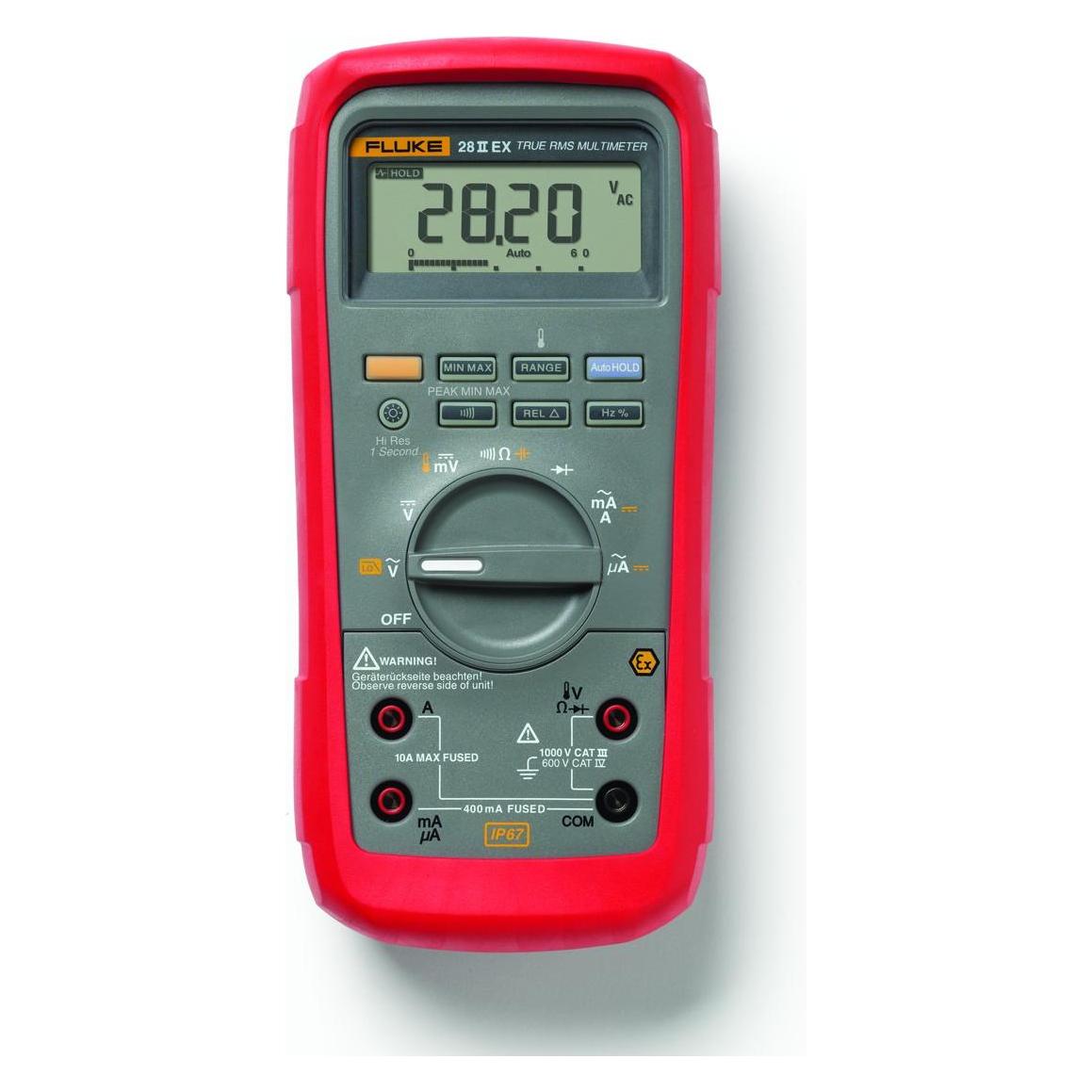 Fluke Hand-Multimeter digital 28 IIE (CAT III 1000V, CAT IV 600V, Hand-Multimeter) (4017165)