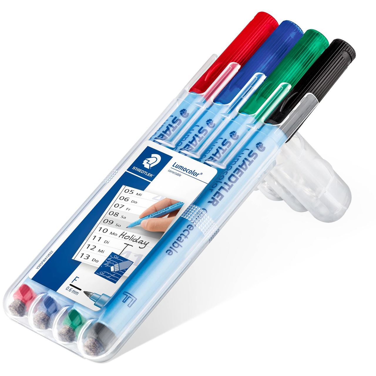 Staedtler Lumocolor correctable NonPermanent-Marker 305F,4er