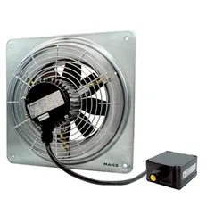 MAICO 0083.0217 Axial-Wandventilator EZQ 20/4-E Ex t Platte, Wechselstrom, StaubEx, DN200 00830217 EZQ 20/4 E Ex t