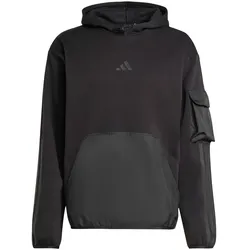 adidas City Tech Utility Fleece Hoodie JM1484 - black L