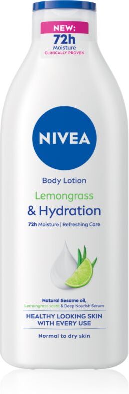 Nivea Lemongrass lait corporel hydratant 400 ml