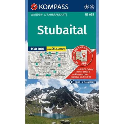 KOMPASS Wanderkarte 035 Stubaital 1:30.000, Sonstige von , KOMPASS Freytag & Berndt, 978-3-99154-483-8