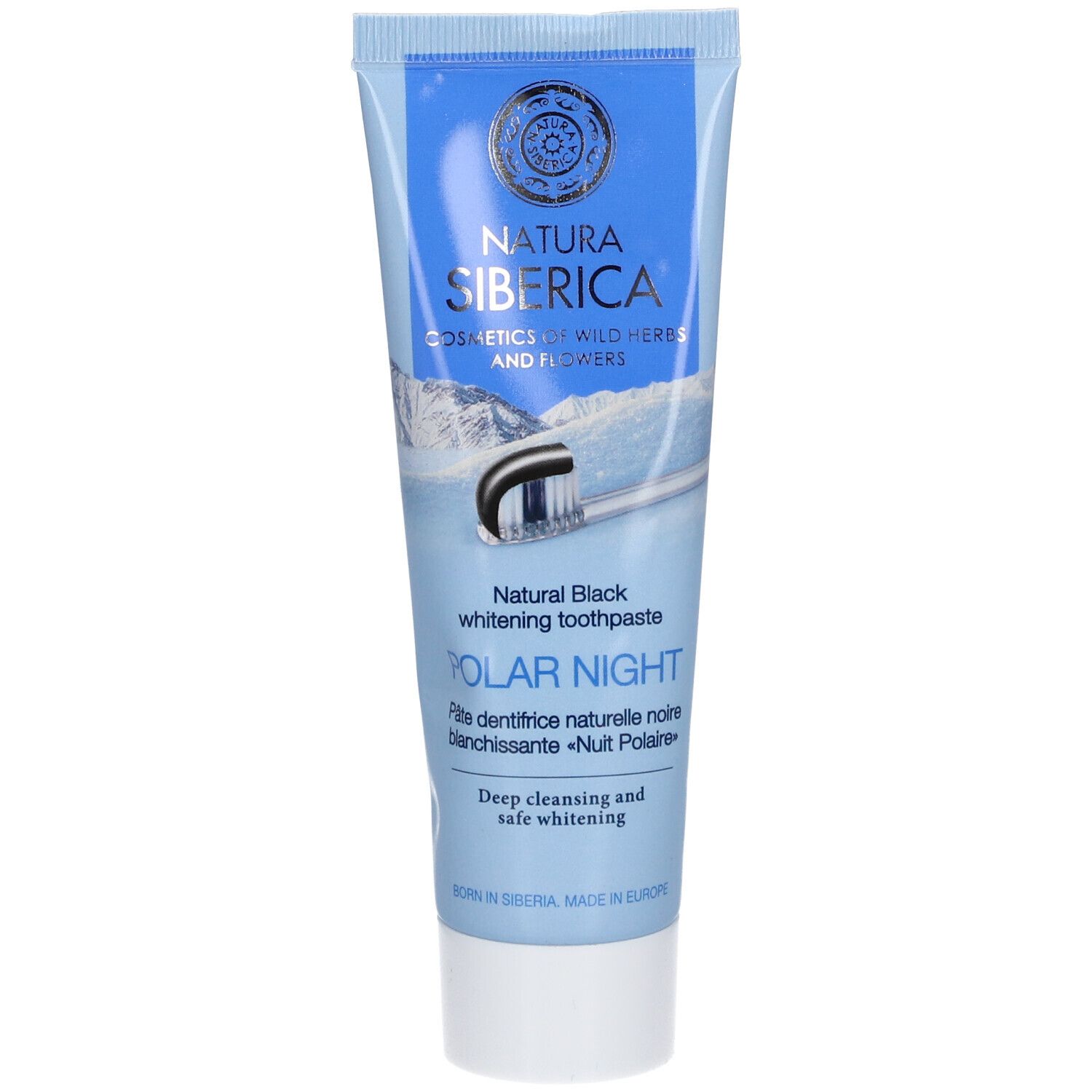 Natura Siberica Polar Night Natural Black Whitening Toothpaste 100 g Zahncreme
