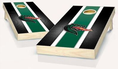 Skip's Garage UAB Stripe NCAA Team Cornhole Boards