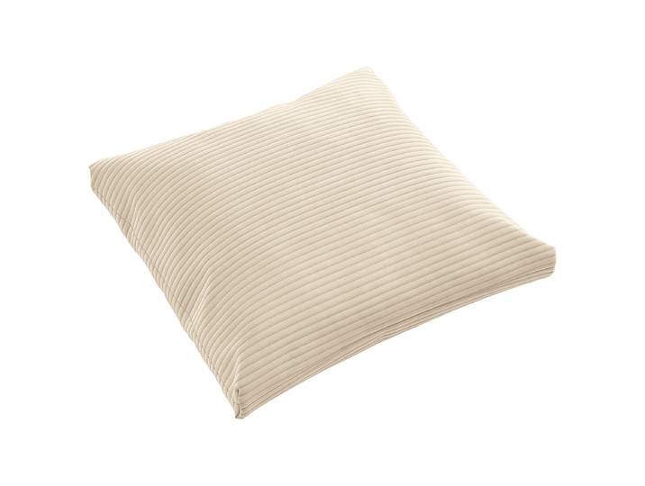 Spitzkissen Beige 50 x 50cm Cordstoff Catia