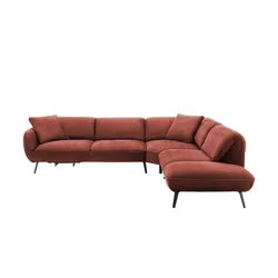pop Ecksofa  Ventus ¦ rot ¦ Maße (cm): B: 304