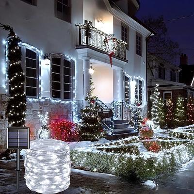 Solar Kupferdraht Licht Park Rasen Party Außenbeleuchtung Lichterkette Raumgestaltung Dekorative Lichterkette