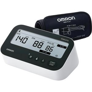 OMRON Blutdruckmessgerät M4 Connect AFib, vollautomatisch, LC-Display, App-fähig, Bluetooth & AFib-Erkennung, für Oberarm