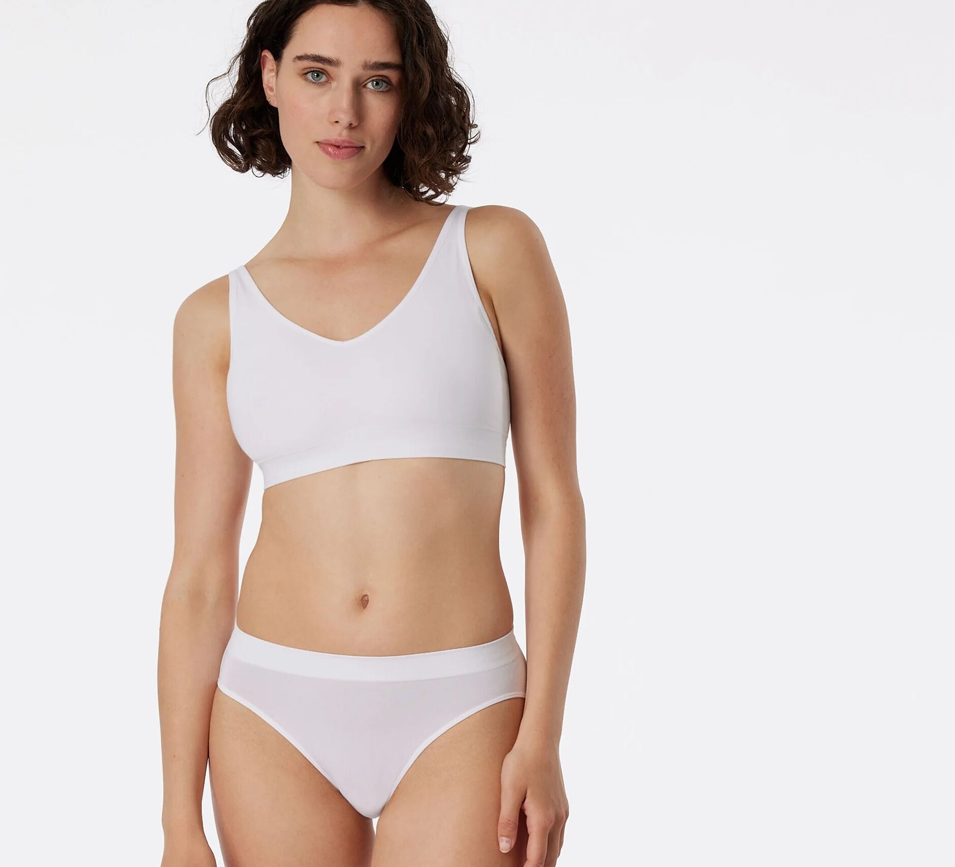 Schiesser Rio Slip - Damen - Gr. XL - weiss