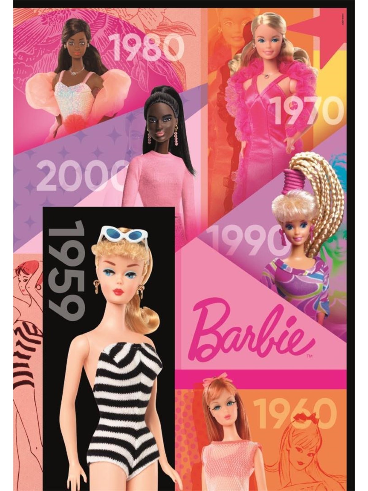 Clementoni Puzzle HQC Barbie, 1000-teilig 2D Puzzles