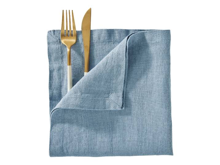 Serviette RIGA 42 x 1 x 42cm Bleu/Bleu