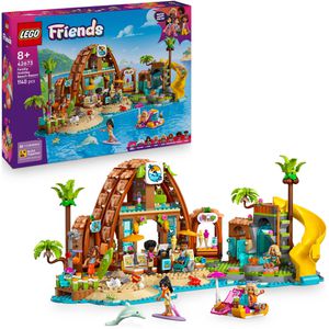 LEGO Friends 42673 Familienurlaub im Strandresort, ab 8 Jahre, 1.140 Teile