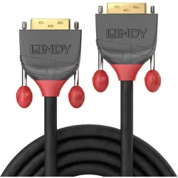 Lindy Dvi — Dvi (15 m), Videokabel, Grau