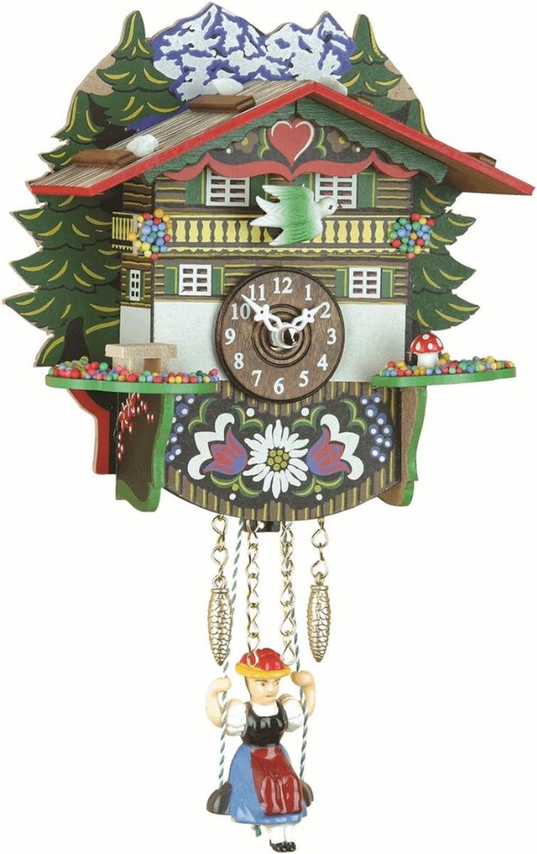 VH Supplies® Koekoeksklok - Analoge Wandklok met Uurwerk