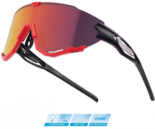 Force Occhiali per bici ciclismo  CREED black-red