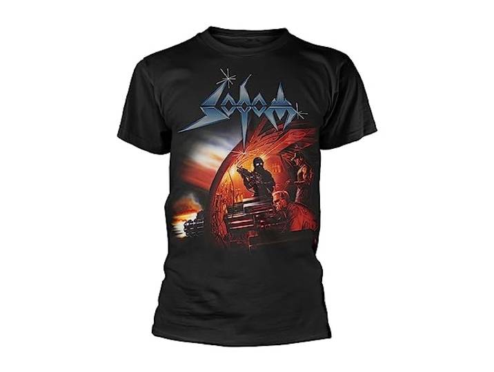 Sodom Agent Orange T-shirt voor heren, zwart, 100% katoen, regular, Zwart, XXL