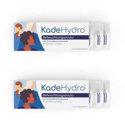 Kadehydro Befeuchtungsovula 2x 2x14 St Vaginalsuppositorien