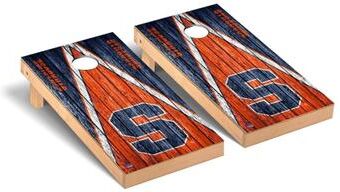 Skip's Garage Syracuse Orange Triangle Cornhole Board Set
