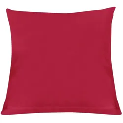 Formesse Bella Donna Jersey Kissenbezug ca. 80x80 cm | carminrot - rot