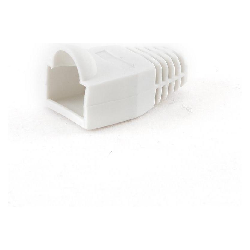 Gembird BT5WH/100 strain relief (boot cap) baltas (100 pieces) (S/UTP, CAT5, 0.10 m) (BT5WH/100)