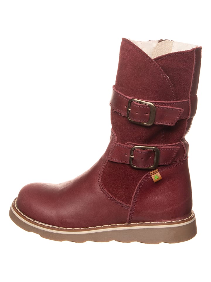 El Naturalista Leder-Winterstiefel in Bordeaux - 25