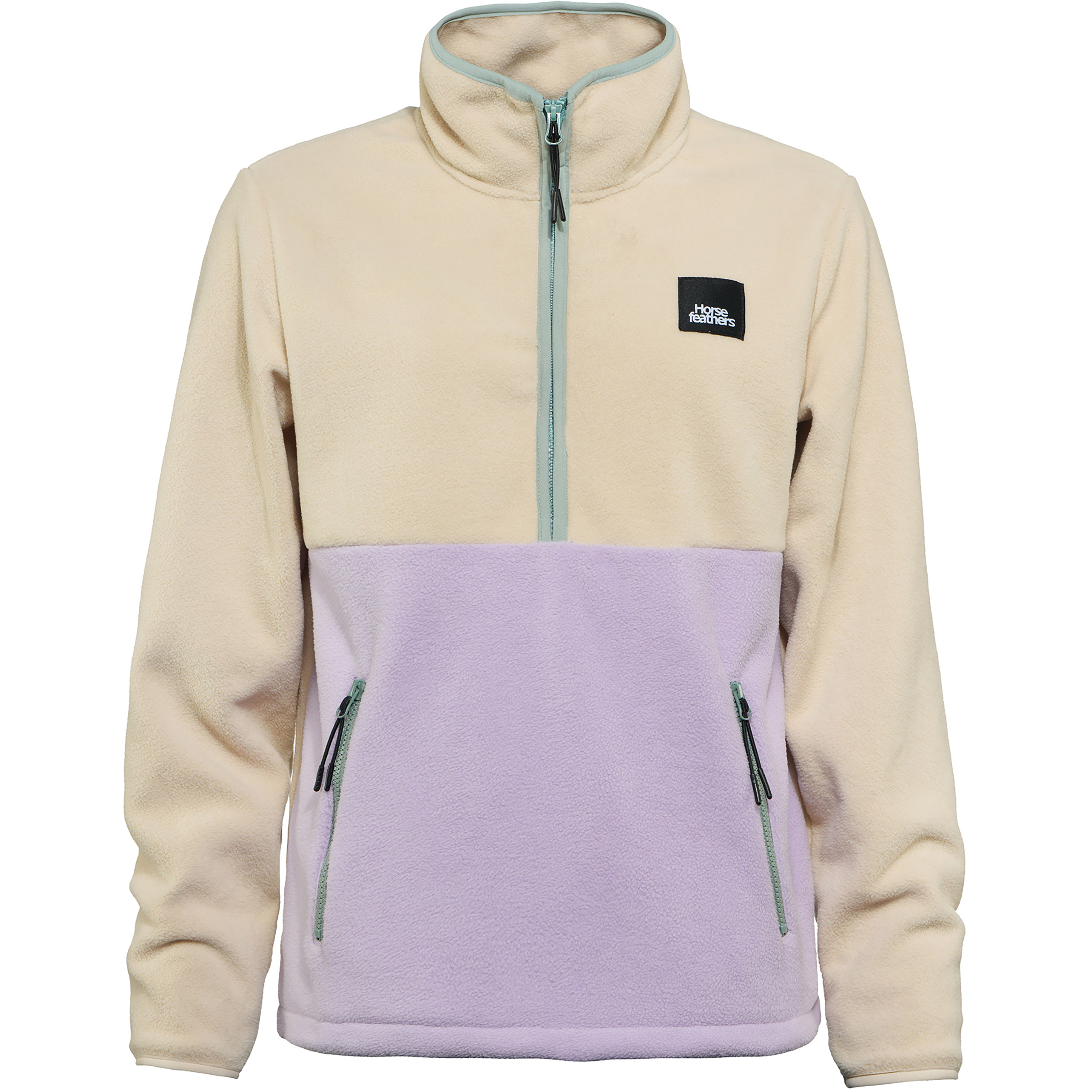 Horsefeathers Viva Fleece Damen Pullover beige Größe M Skifahren Elastisch