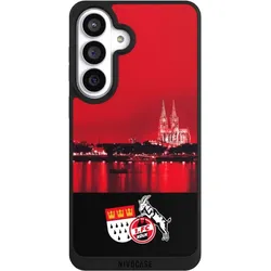 Nivocase Handyhülle für Samsung Galaxy S26+ Hülle NIVOpure Case Schwarz 1. FC Köln Offizielles (Samsung Galaxy S26+), Smartphone Hülle, Schwarz