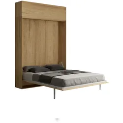 Itamoby Kentaro Quercia Natura Doppelbett mit Oberlichtschrank Klappbett