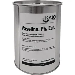 Vaseline 1kg weiß DAB10 (dt.Arzneimittelbuch) Dose KAJO
