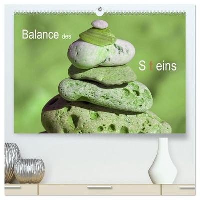 Balance des Steins (hochwertiger Premium Wandkalender 2027 DIN A2 quer), Kunstdruck in Hochglanz