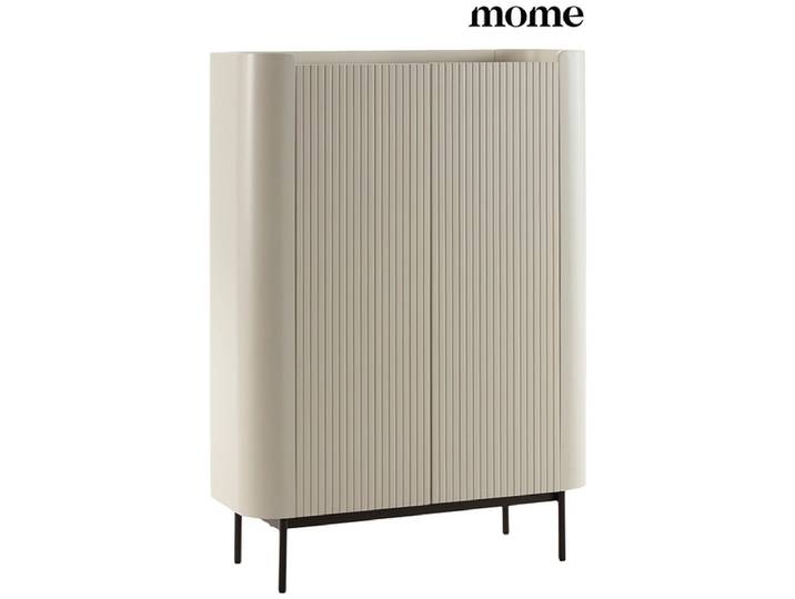 Kommode MOME WILLA 2 Türen 40x100x140cm cremefarben matt