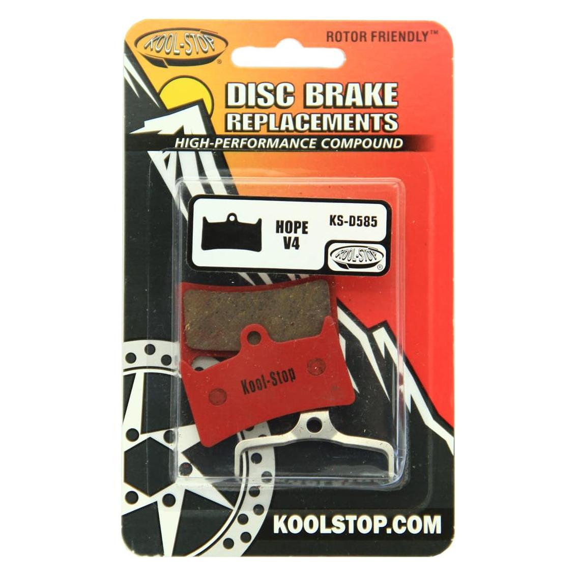 Kool Stop Bremsbeläge für Hope V4 - organisch (Hope, Organisch (Resin)) (RE-D585)