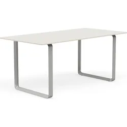 Muuto Tisch 170 x 85 cm weiß graue Beine