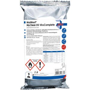 MaiMed Desinfektionstücher 279623, MyClean DS, für Flächen, alkoholisch, 15 x 18 cm, 150 Tücher
