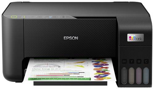 Epson EcoTank ET-2860 Inkjet MFP Multifunktionsdrucker Tintenstrahl Farbe A4 Drucker, Scanner, Kopierer Duplex, Tintentank-System