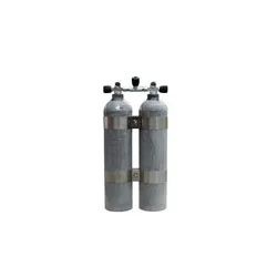 MES 7 L ALU natur Doppelgerät 200 bar mit V4Tec Schellensatz