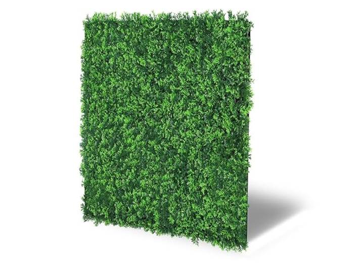 JANGAL Modular Wall Flora Paneel (52x52 cm), Modulares Wandpaneel, mit recyceltem PET-Filz, zum Kleben oder Schrauben, Wandverkleidung, Wand Deko, Florawand (Mixed Green Design Grass)