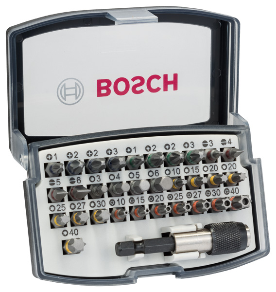 Bosch 32-tlg. Extra Hard-Schrauberbit-Set Professional 2607017564