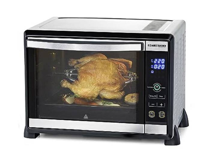 ROMMELSBACHER BGE 1580/E Back & Grill Ofen, 30 Liter, Edelstahl